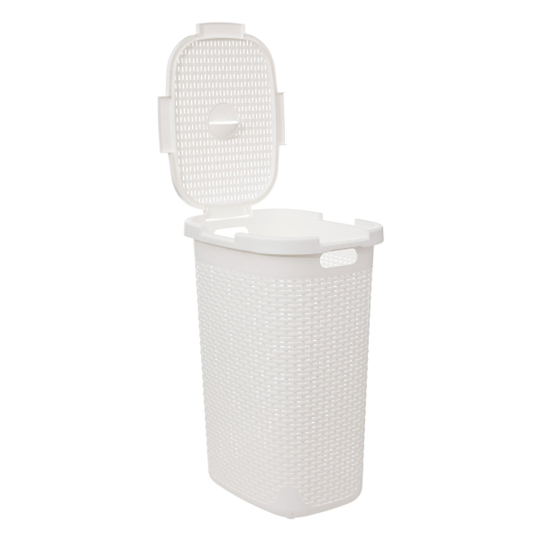 Καλάθι Απλύτων 60Lit (35.2x45x65.8) F-V Rattan White 202408M