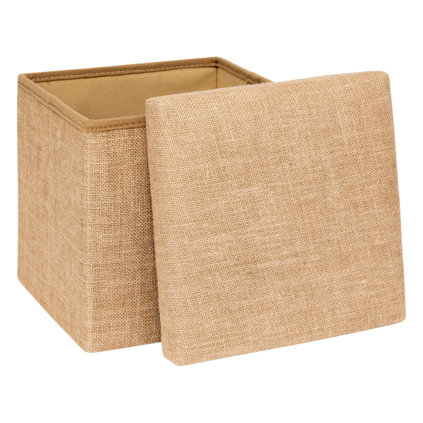 Σκαμπό Με Αποθηκευτικό Χώρο (31x31x31) F-V Folding Pouffe 205537