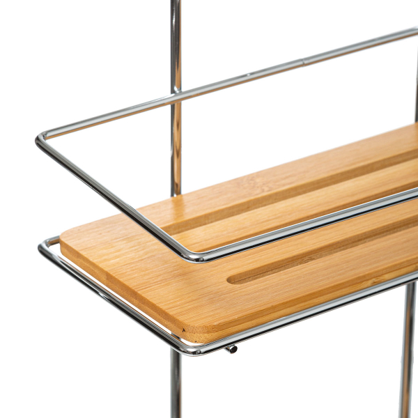 Ραφιέρα Μπάνιου Διπλή (25.5x10.7x45.5) F-V Venterra Bambou 174614