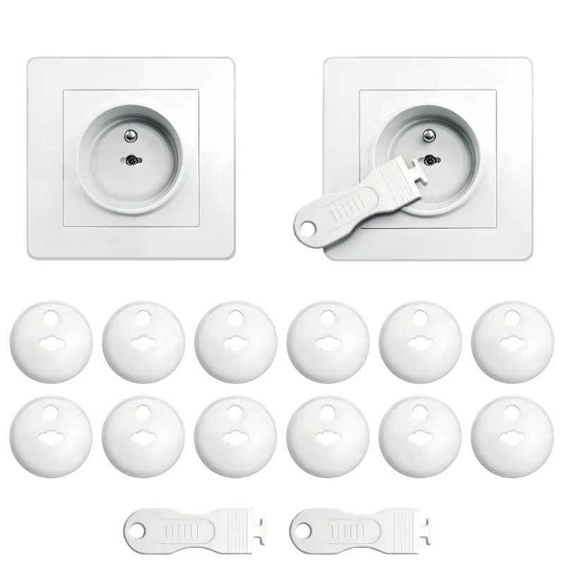 Προστατευτικά Καλύμματα Πρίζας (Σετ 12τμχ) Sipo SIP-SBS-F20