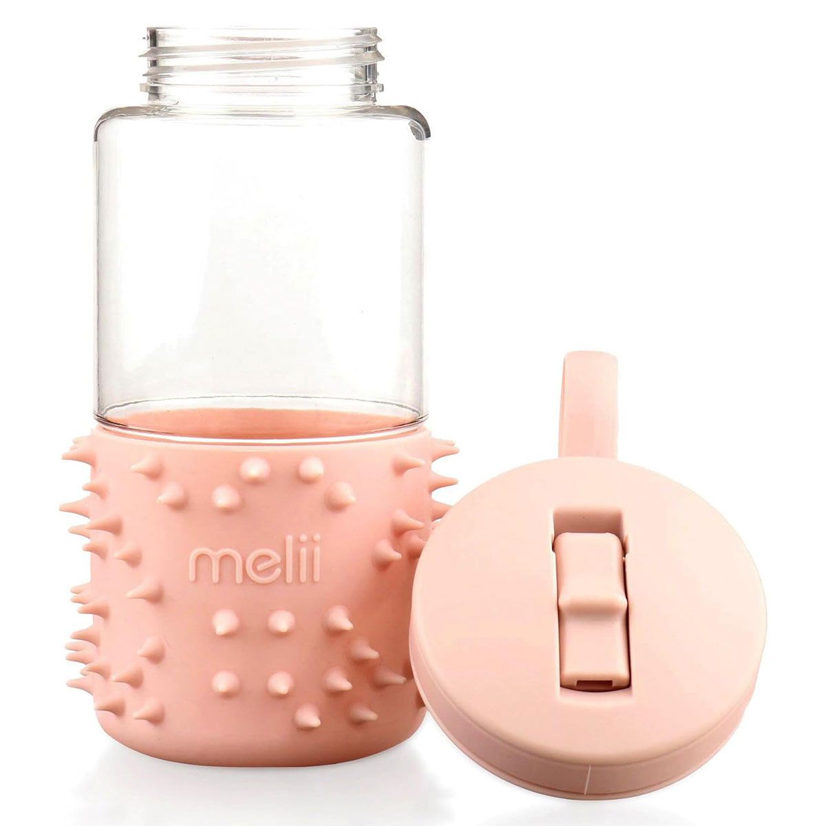 Παγούρι 503Ml με Καλαμάκι Melii Spikey L Pink Mel13301 Home Παιδικά Είδη Φαγητού & Αξεσουάρ Σερβιρίσματος Spitishop