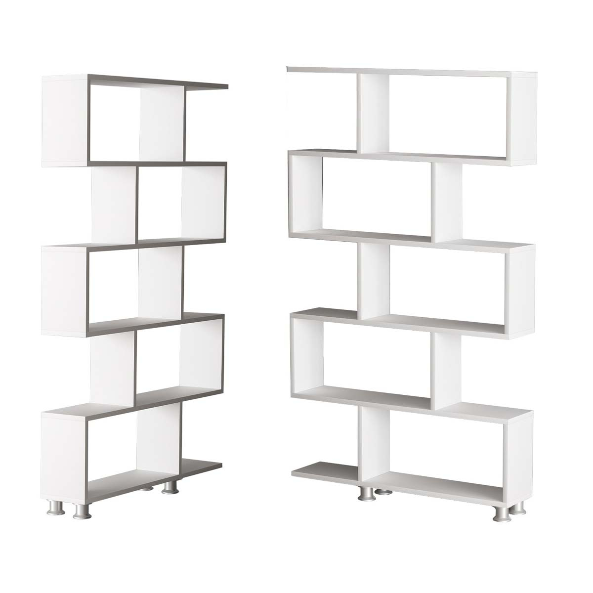Βιβλιοθήκη Δαπέδου 10 Θέσεων (90X20X156) A-G Nilufer 746Jug3603 White Home Παιδικά Βρεφικά & Έπιπλα Παιδικές Βιβλιοθήκες Spitishop