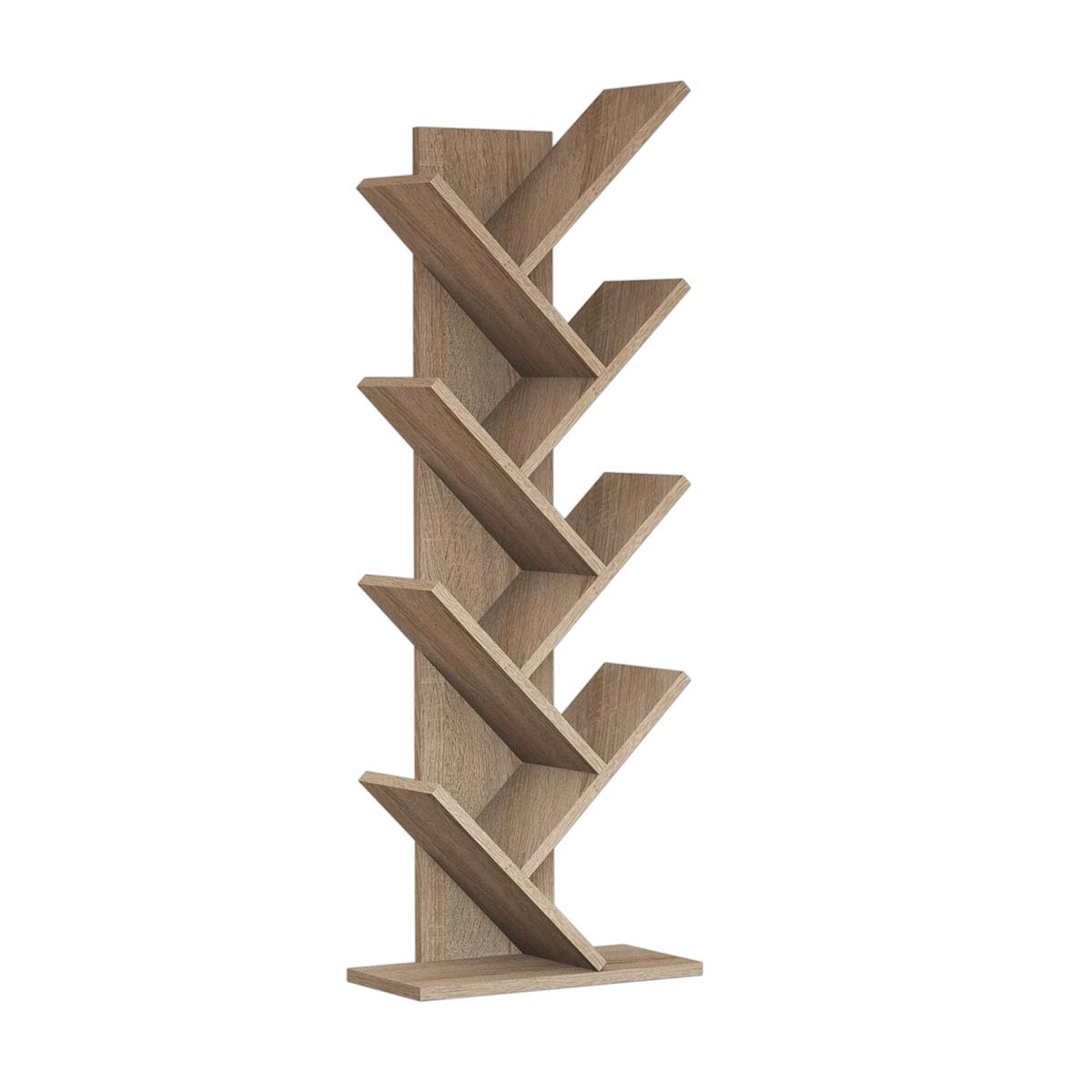 Βιβλιοθήκη Δαπέδου 9 Θέσεων (46X22X128 5) A-G Hitit 566Bms2216 Walnut Home Παιδικά Βρεφικά & Έπιπλα Παιδικές Βιβλιοθήκες Spitishop