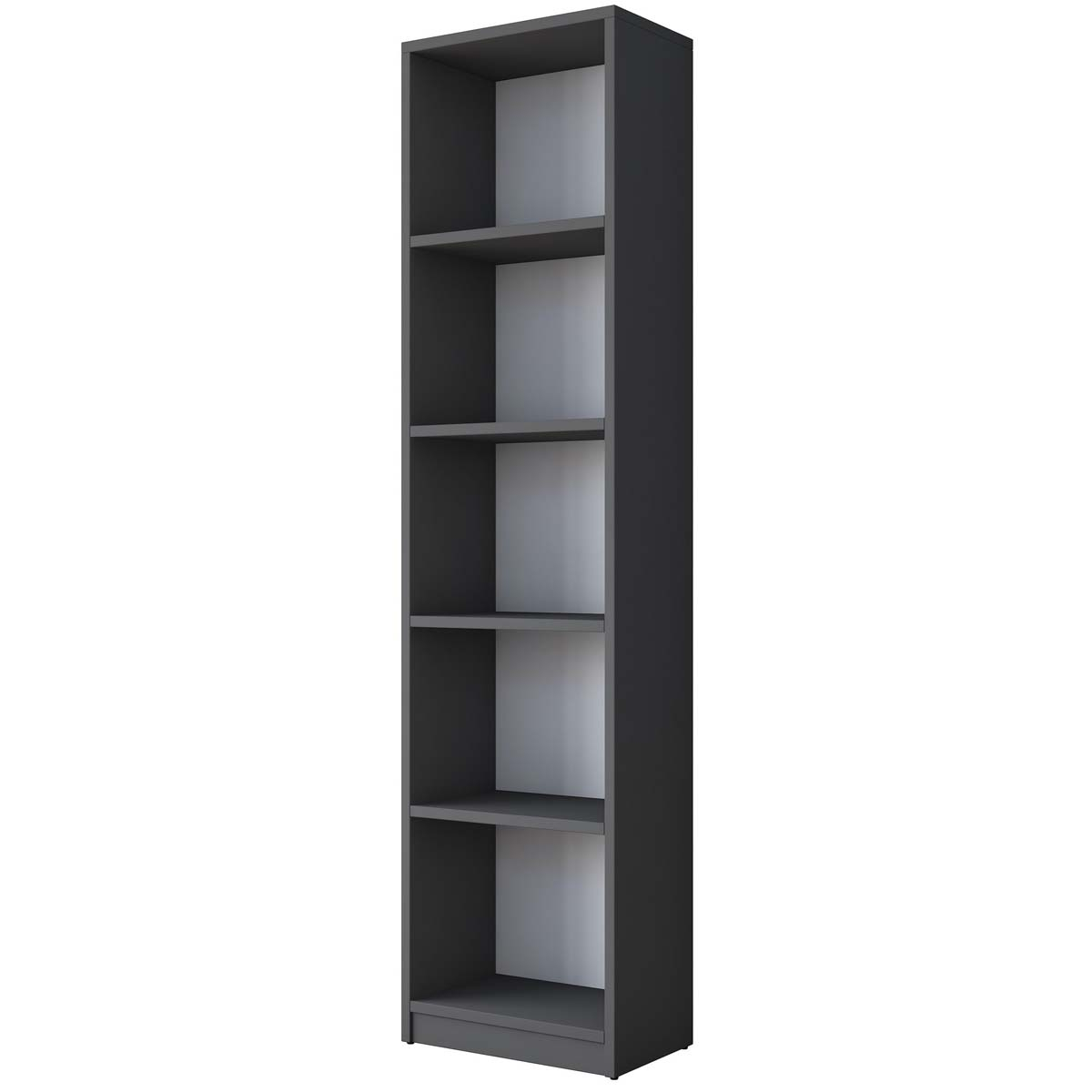 Βιβλιοθήκη Δαπέδου 5 Θέσεων (40X25X162) A-G Hc111 893Ran3340 Anthracite Home Έπιπλα Βιβλιοθήκες - Ραφιέρες Spitishop