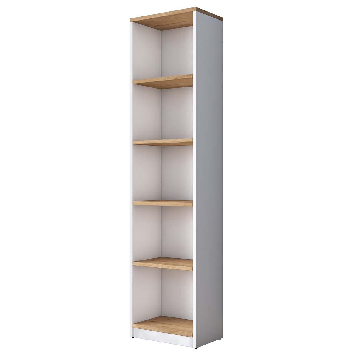 Βιβλιοθήκη Δαπέδου 5 Θέσεων (40X25X162) A-G Hc111 893Ran3341 White Walnut Home Παιδικά Βρεφικά & Έπιπλα Παιδικές Βιβλιοθήκες Spitishop