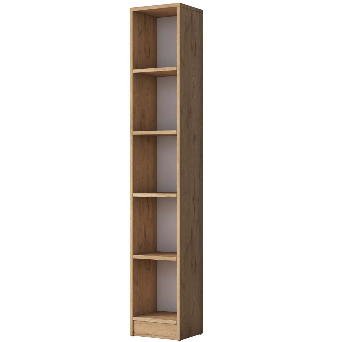 Βιβλιοθήκη Δαπέδου 5 Θέσεων (30X25X170) A-G Hc114 893Ran3343 Walnut Home Παιδικά Βρεφικά & Έπιπλα Παιδικές Βιβλιοθήκες Spitishop
