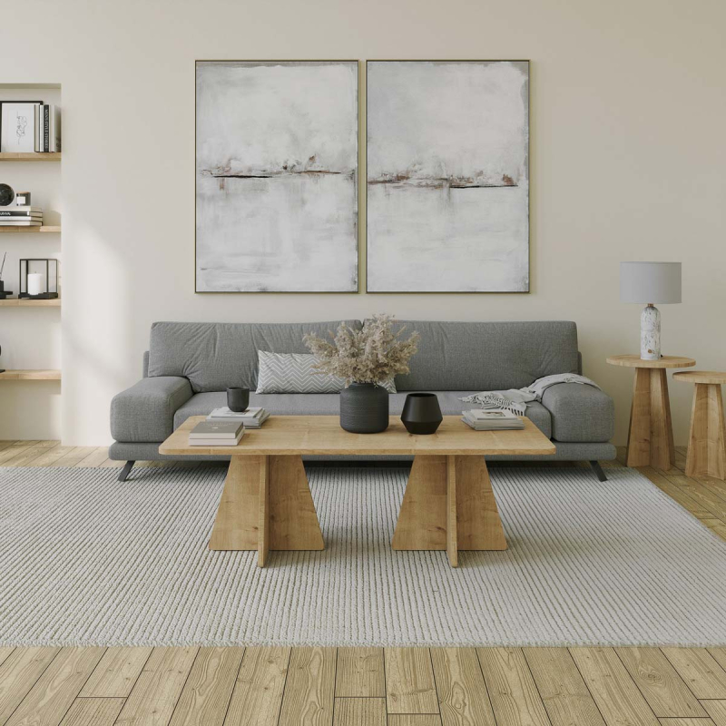 Τραπέζι Σαλονιού (120x60x40) A-G Mushroom 552NOS2492 Oak