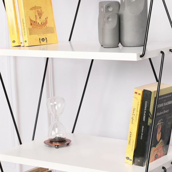 Ραφιέρα Δαπέδου 6 Θέσεων (46x30x165) A-G Balaban 854KLN4318 White