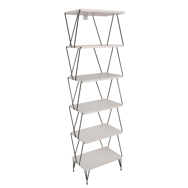 Ραφιέρα Δαπέδου 6 Θέσεων (46x30x165) A-G Balaban 854KLN4318 White