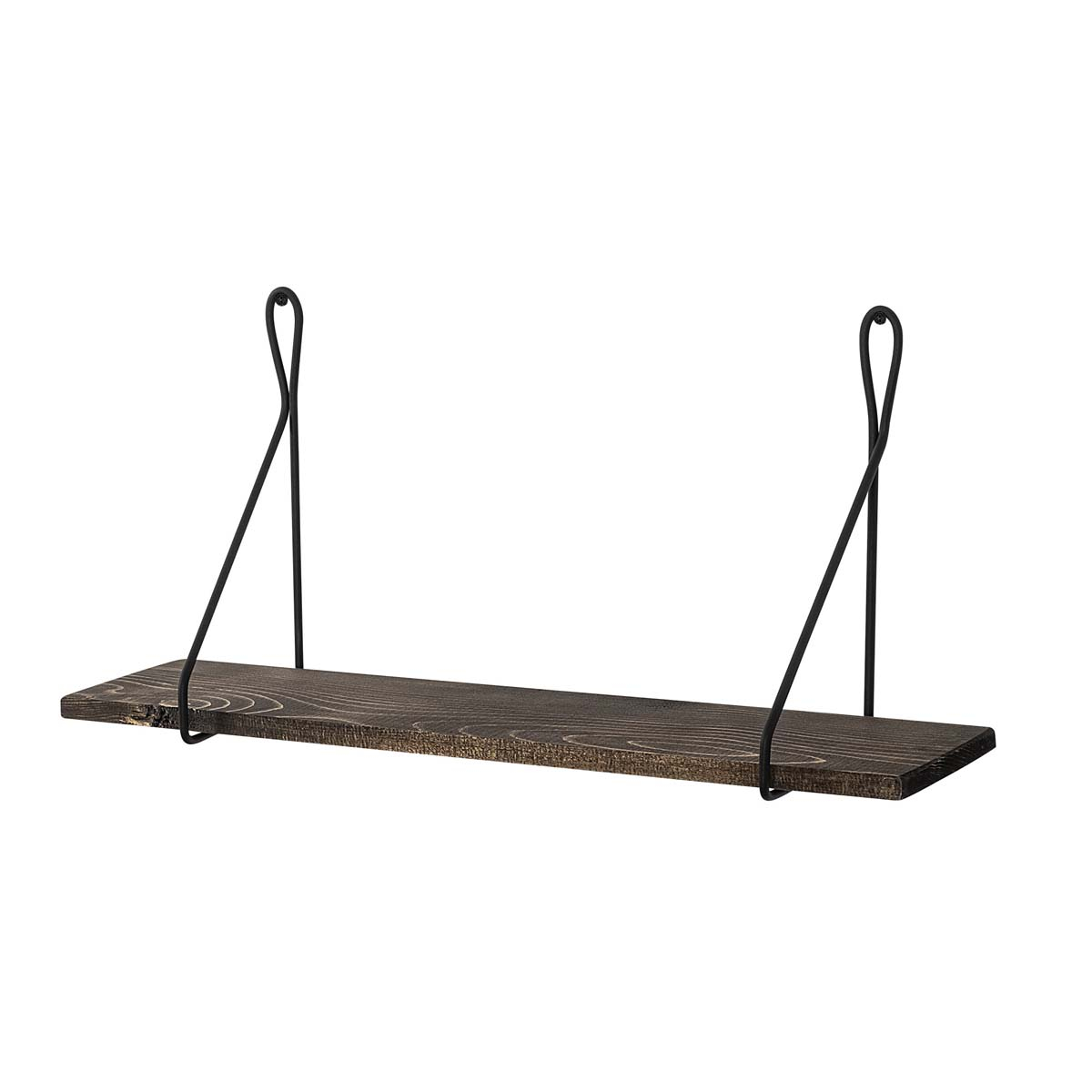Ράφι Τοίχου (60X15X27) A-G Amaryllis 491Crt1124 Black Walnut Home Οργάνωση & Αποθήκευση Ράφια Spitishop