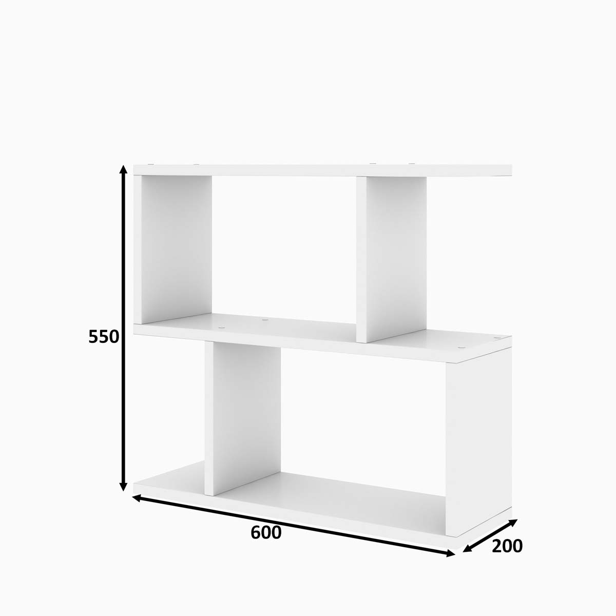 Βιβλιοθήκη Δαπέδου 4 Θέσεων (60X20X55) A-G Lale 769Faf2807 White Home Έπιπλα Βιβλιοθήκες - Ραφιέρες Spitishop