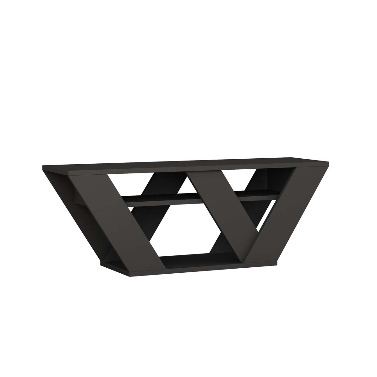 Έπιπλο Τηλεόρασης (110X30X40) A-G Pipralla 776Hms3035 Anthracite Home Έπιπλα Σαλονιού Spitishop