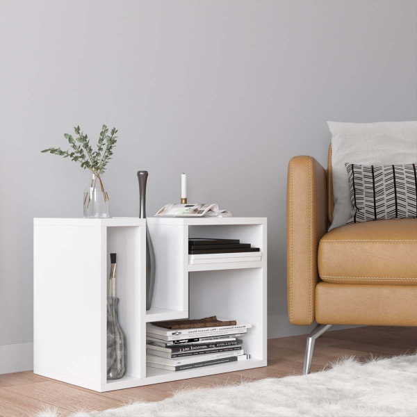 Βιβλιοθήκη Δαπέδου 3 Θέσεων (60x35x45) A-G Abies 793ELG2803 White