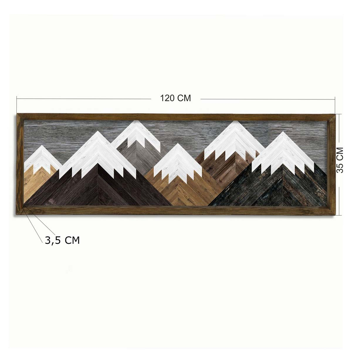 Πίνακας με Κορνίζα (120X35) A-G 836Evl4528 Tah024 Home Διακόσμηση Πίνακες & Κάδρα Τοίχου Spitishop