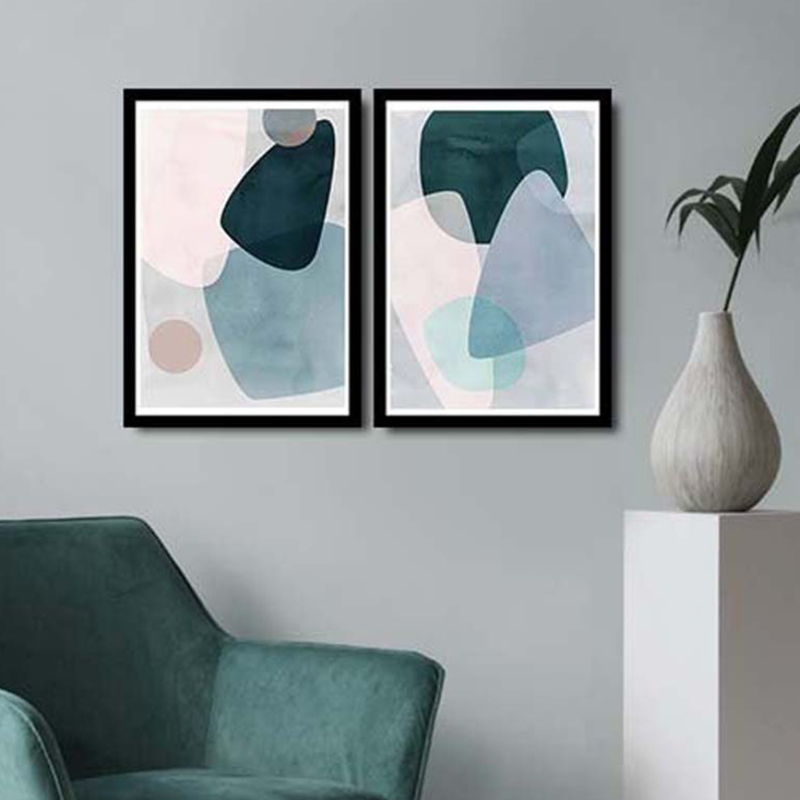 Δίπτυχος Πίνακας Με Κορνίζα (72x51) A-G 841APY2104 2Psctcz-006