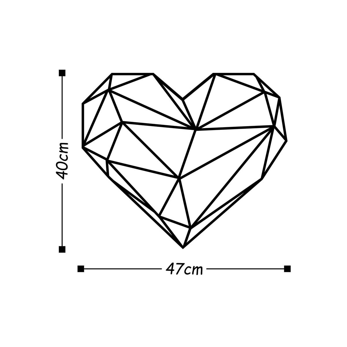 Διακοσμητικό Τοίχου (47X40) A-G Heart 891Tnl1170 Home Παιδικά Διακόσμηση Παιδικού Δωματίου Spitishop