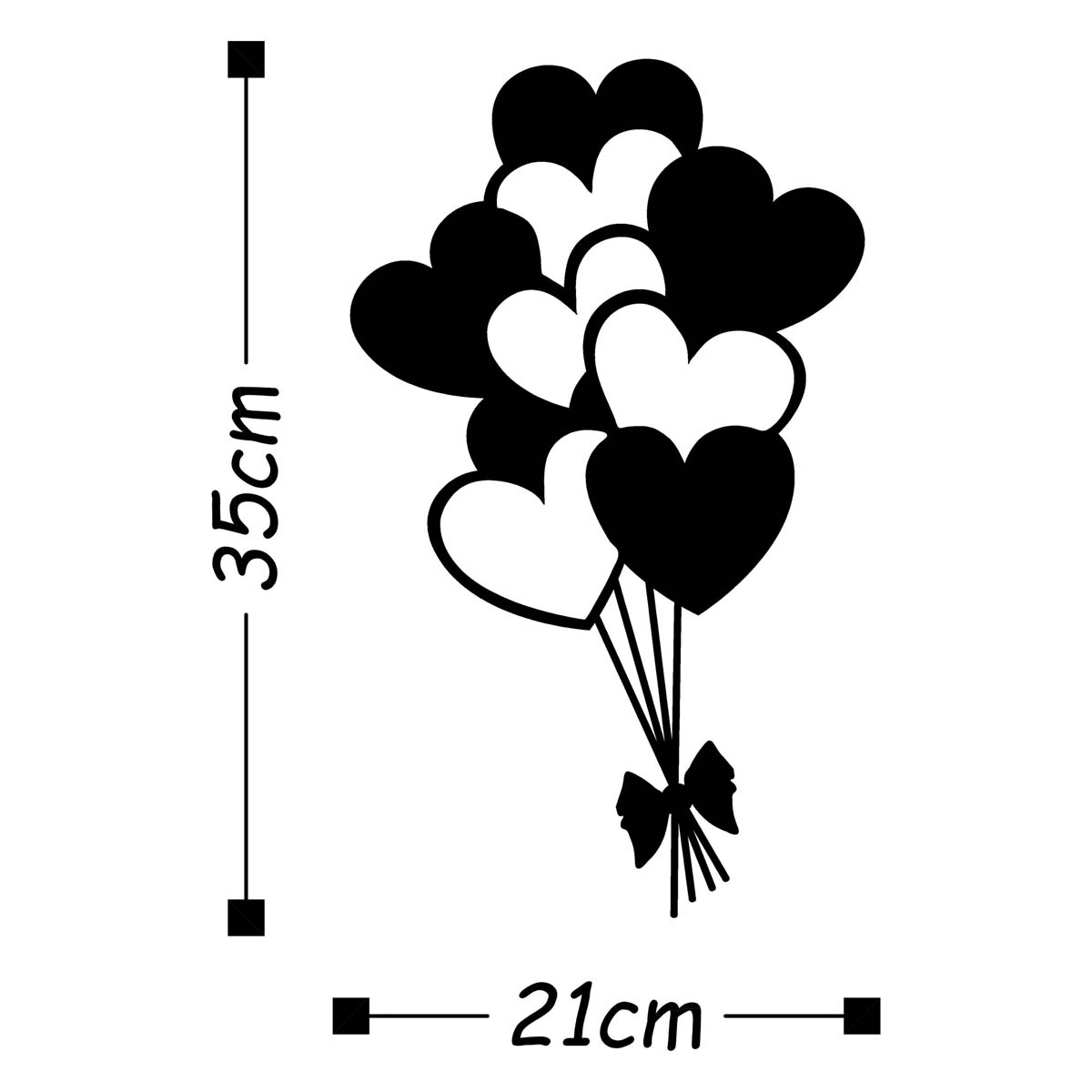 Διακοσμητικό Τοίχου (21X35) A-G Balloons 891Tnl1421 Home Παιδικά Διακόσμηση Παιδικού Δωματίου Spitishop