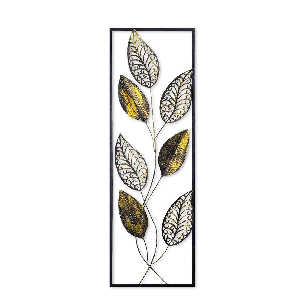 Διακοσμητικό Τοίχου (32X90) A-G Metal Art Leaf 891Tnl1567 Home Διακόσμηση Διακοσμητικά Spitishop
