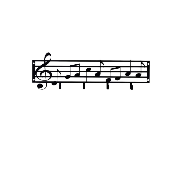 Κρεμάστρα Τοίχου 4 Θέσεων (60x19) A-G Note 891TNL3106