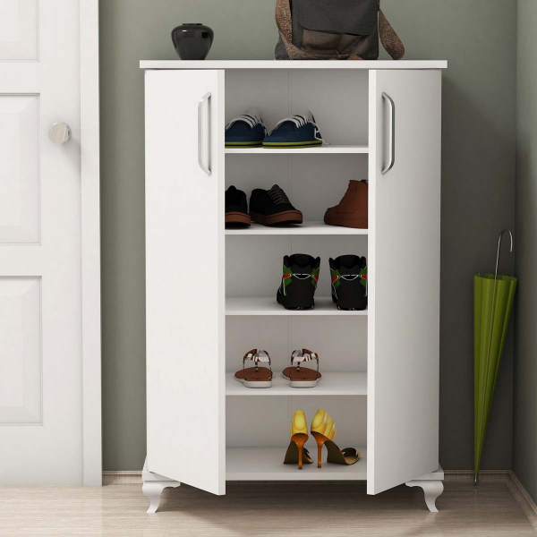 Παπουτσοθήκη Ντουλάπι 15 Θέσεων (72x32.5x100) A-G Asta 566BMS2106 White