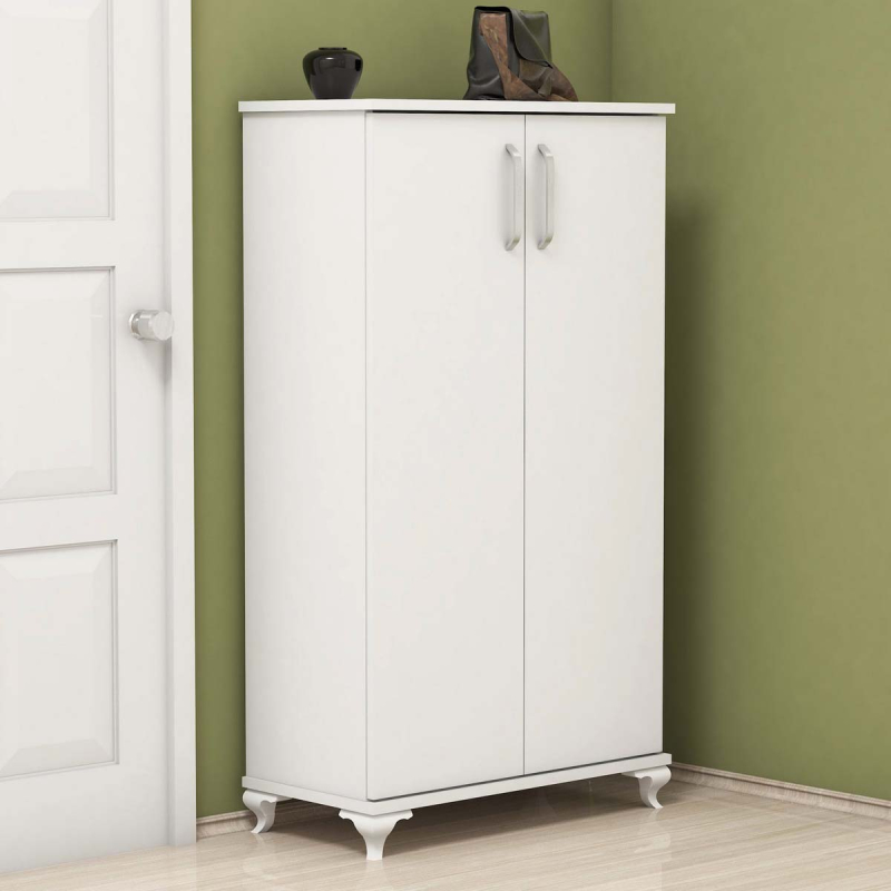 Παπουτσοθήκη Ντουλάπι 18 Θέσεων (72x32.5x120) A-G Ari 566BMS2109 White