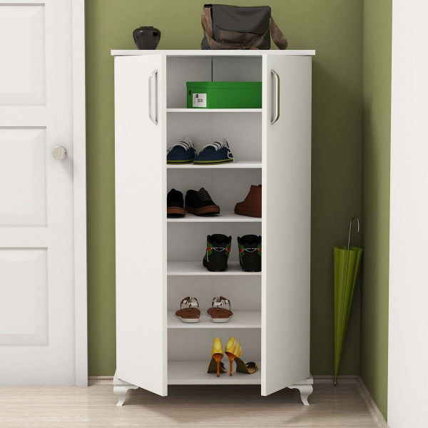 Παπουτσοθήκη Ντουλάπι 18 Θέσεων (72x32.5x120) A-G Ari 566BMS2109 White