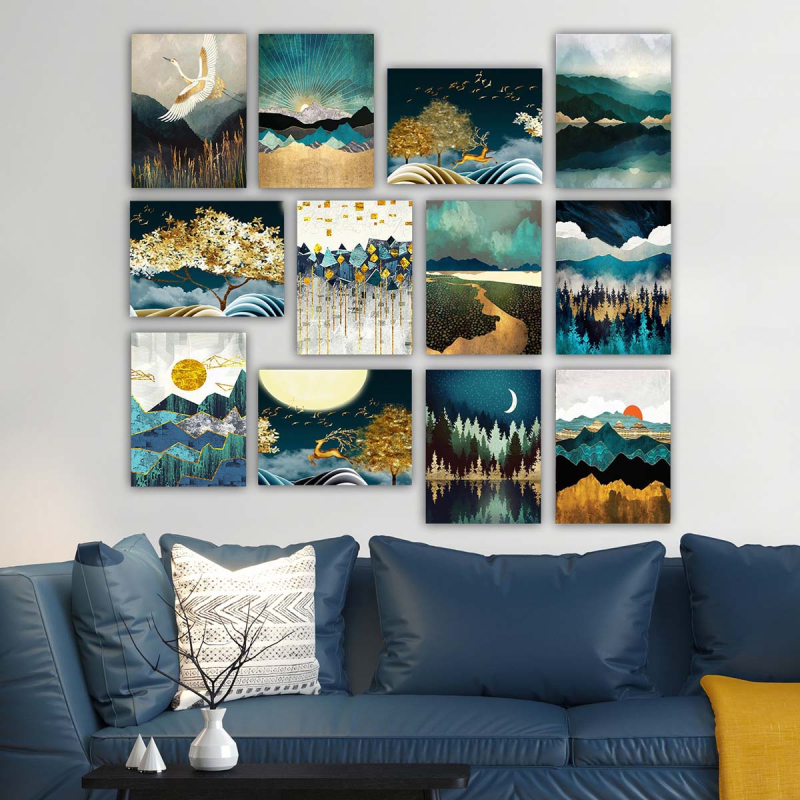 Πίνακες (Σετ 12τμχ) A-G 364LUL1479 12MDF44YS