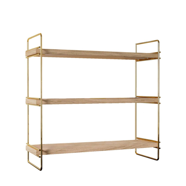 Ραφιέρα Οργάνωσης (45x16x40) A-G 498HFT1108 Gold Brown