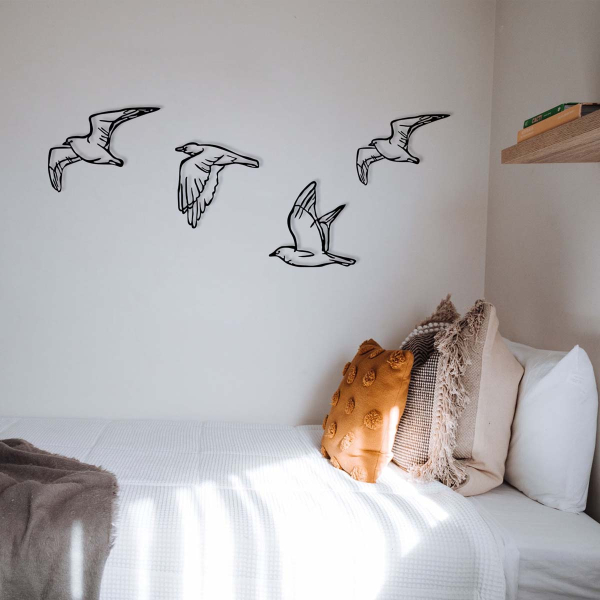 Διακοσμητικά Τοίχου (Σετ 4τμχ) A-G Zevahir 279ENZ1292