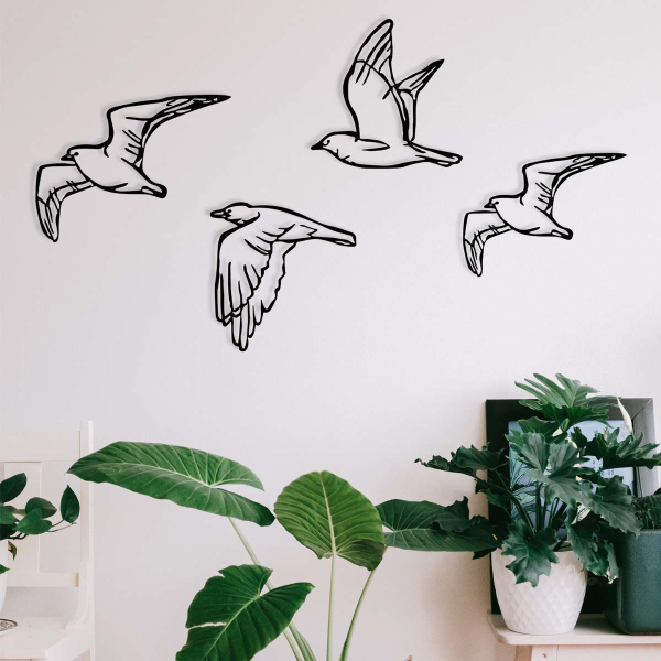 Διακοσμητικά Τοίχου (Σετ 4τμχ) A-G Zevahir 279ENZ1292