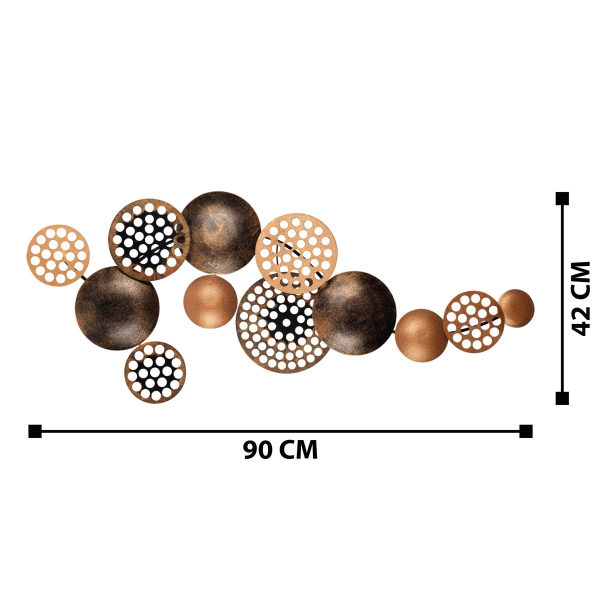 Διακοσμητικό Τοίχου (90x8x42) A-G Bronte 279ENZ1834