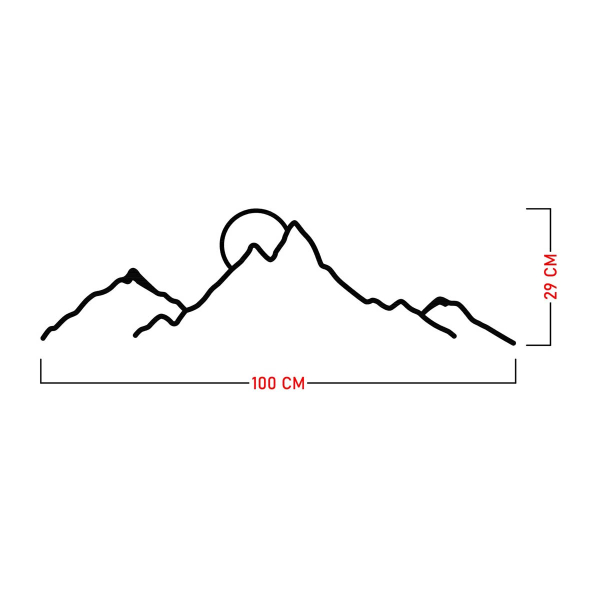Διακοσμητικό Τοίχου (100x29) A-G Ayers 279ENZ2601