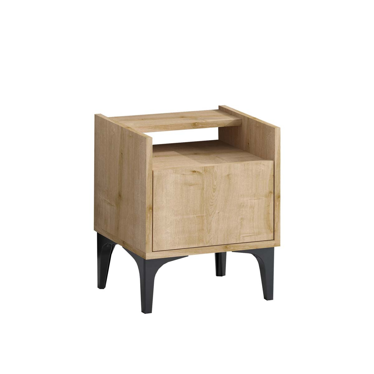 Κομοδίνο με Ράφι Ντουλάπι (40X35X50) A-G Zeze 393Mrd1417 Oak Home Έπιπλα Κρεβατοκάμαρας Κομοδίνα Spitishop