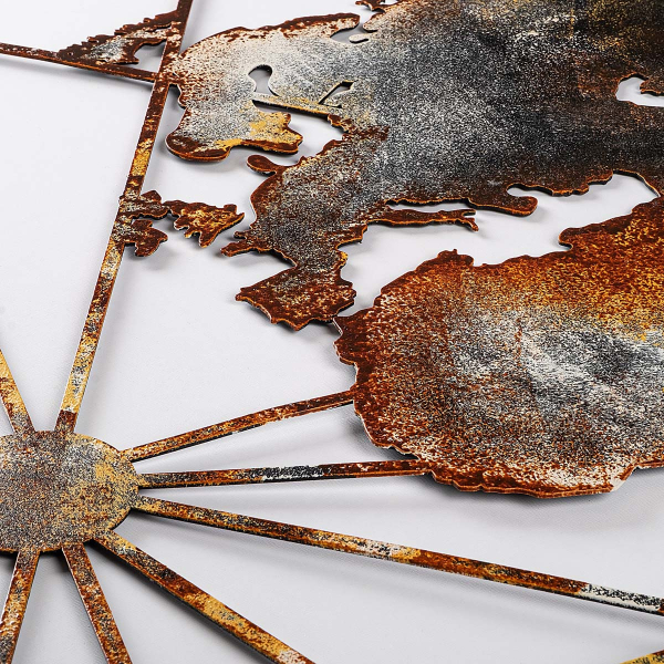 Διακοσμητικό Τοίχου (120x60) A-G World Map 891TNL2426