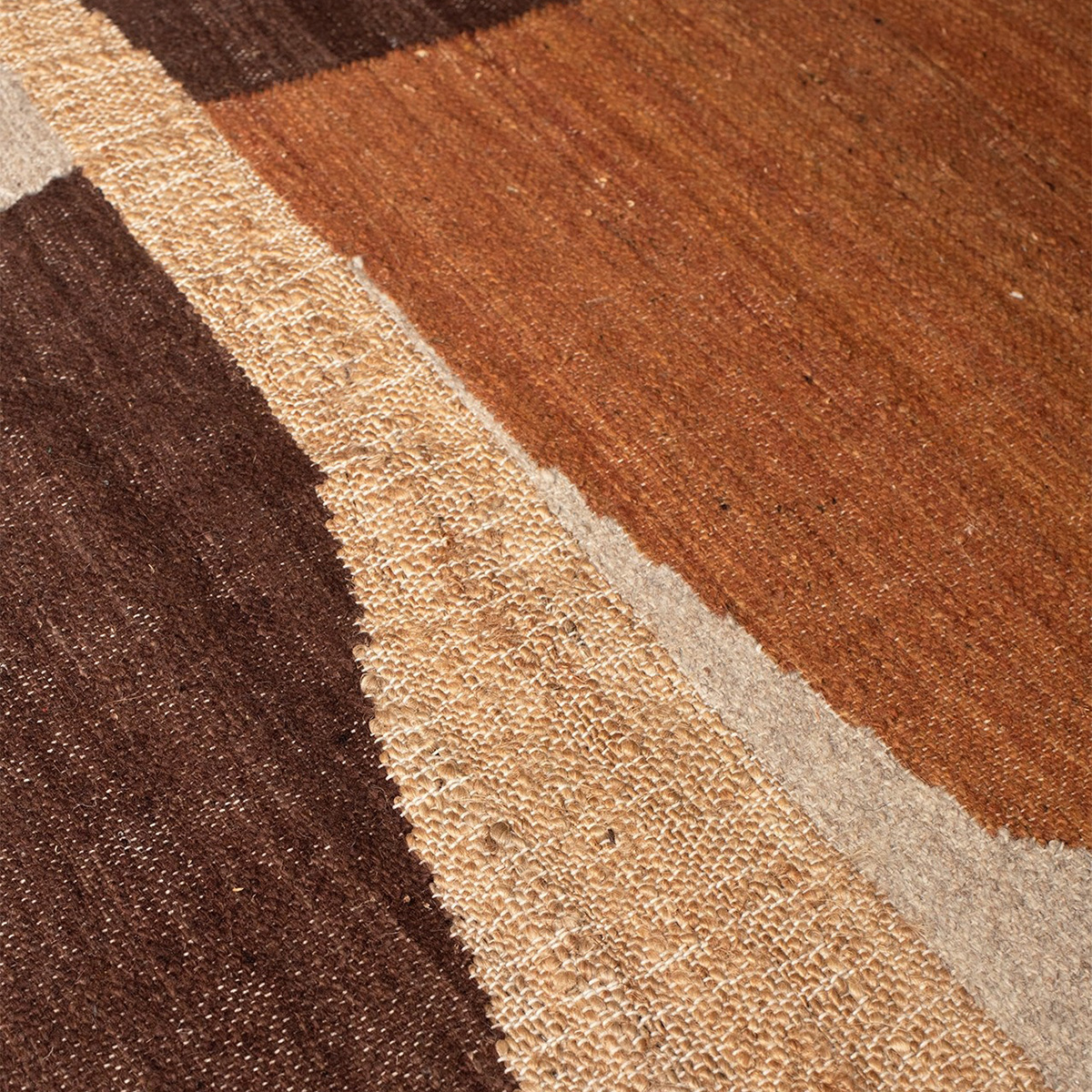 Χαλί Καλοκαιρινό (200X300) Βιοκαρπέτ Naf Lyra Lyr-02 Natural Brown Home Χαλιά Σαλονιού Spitishop