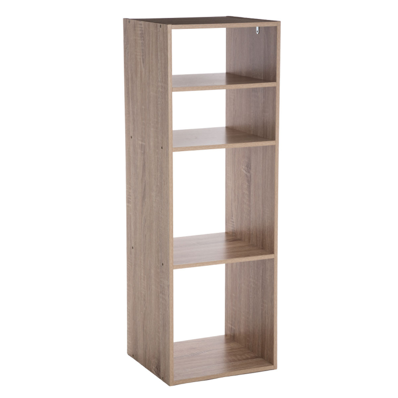 Βιβλιοθήκη Δαπέδου 4 Θέσεων (34.5x32x100.5) F-V Mix Nat 138927
