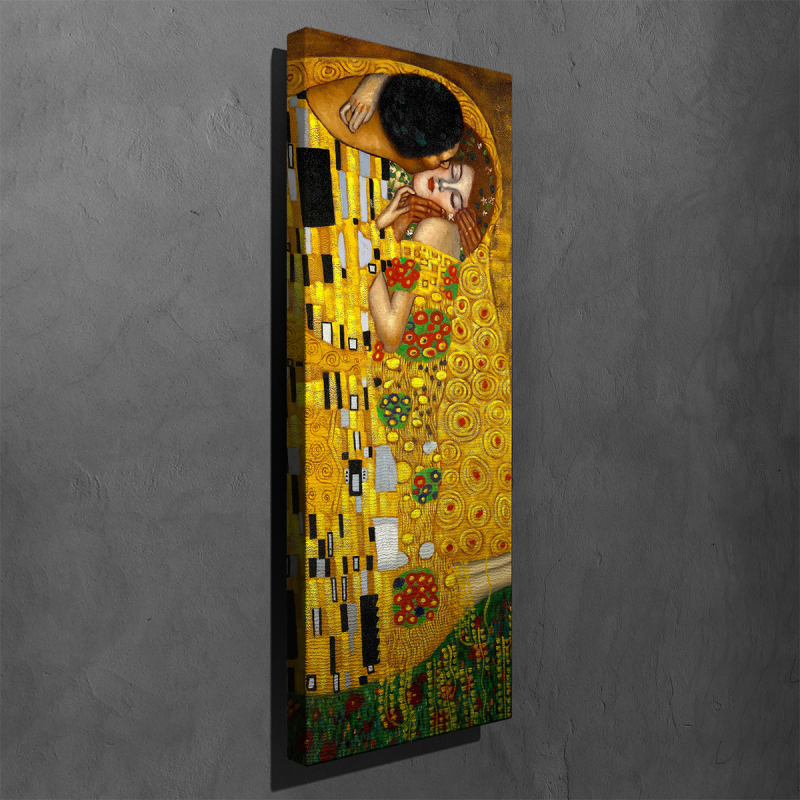 Πίνακας (30x80) A-G The Kiss Gustav Klimt 265VGA1110
