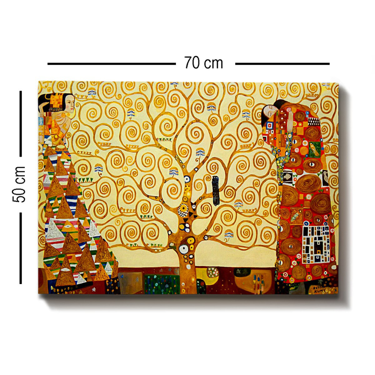 Πίνακας (70X50) A-G Tree Of Life Gustav Klimt 529Tcr1374 Home Διακόσμηση Πίνακες & Κάδρα Τοίχου Ζωγράφων Αντίγραφα Spitishop