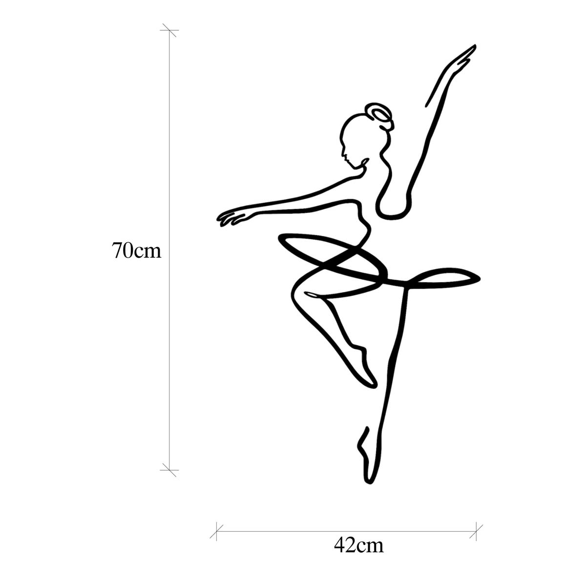 Διακοσμητικό Τοίχου (42X70) A-G Ballerina 891Tnl1973 Home Παιδικά Διακόσμηση Παιδικού Δωματίου Spitishop