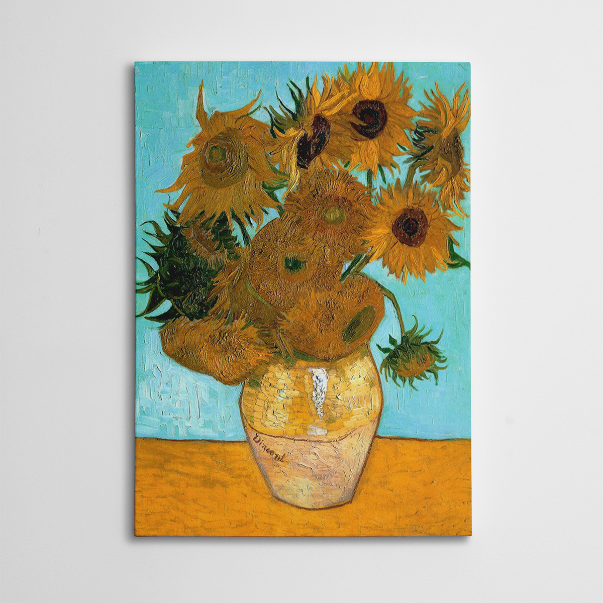 Πίνακας (50X70) A-G Vase With Twelve Sunflowers Van Gogh 265Vga1506 Home Διακόσμηση Πίνακες & Κάδρα Τοίχου Ζωγράφων Αντίγραφα Spitishop