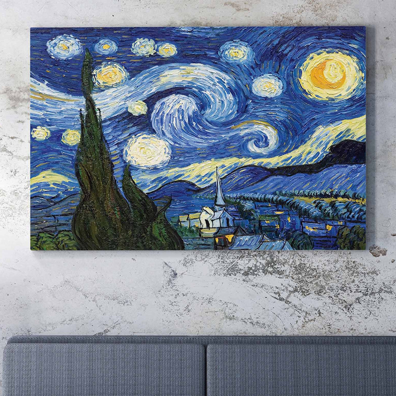 Πίνακας (70x50) A-G The Starry Night Van Gogh 265VGA1520