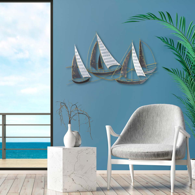 Διακοσμητικό Τοίχου (125x8x74) A-G Barbaros 930DYU1114