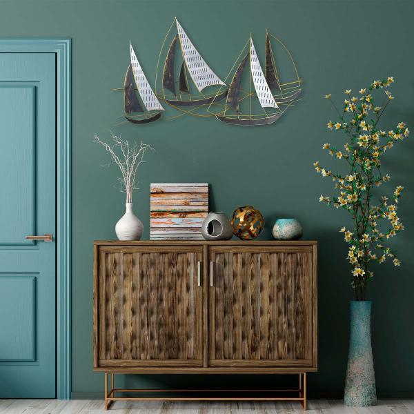 Διακοσμητικό Τοίχου (125x8x74) A-G Barbaros 930DYU1114