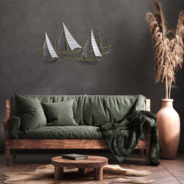 Διακοσμητικό Τοίχου (125x8x74) A-G Barbaros 930DYU1114