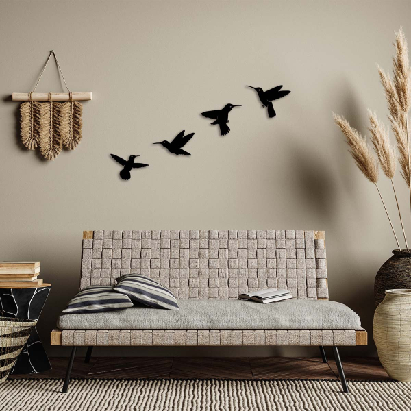 Διακοσμητικά Τοίχου (Σετ 4τμχ) A-G Birds 899SKL2358