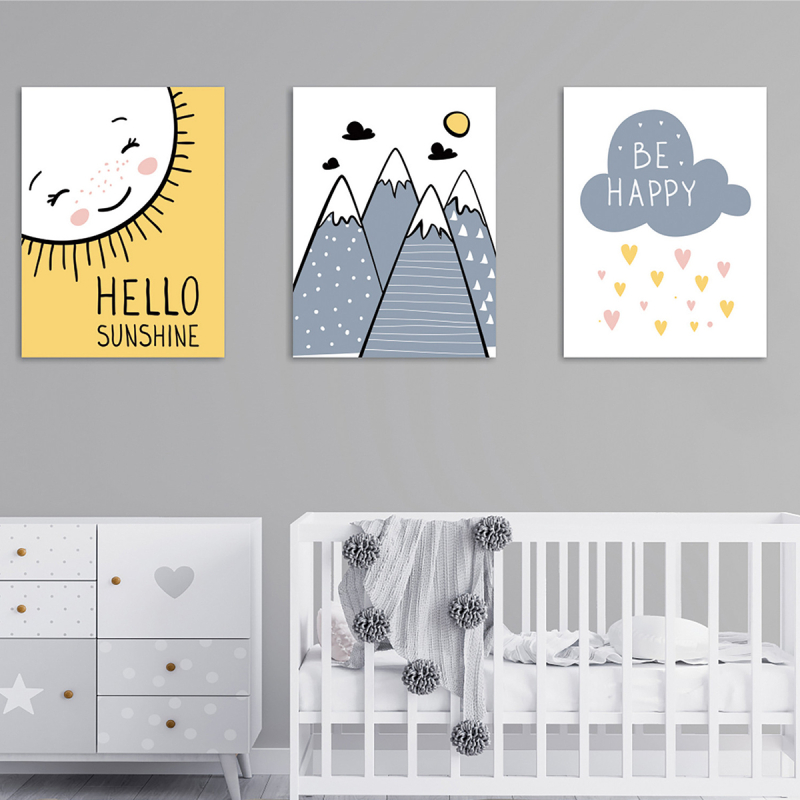 Τρίπτυχος Πίνακας (90x40) A-G 489GWN1389 UDC04