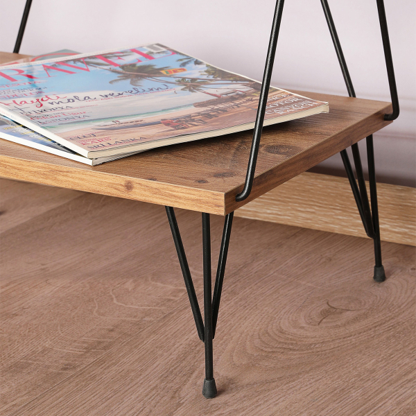 Ραφιέρα Δαπέδου 6 Θέσεων (46x30x165) A-G Balaban 854KLN4317 Pine