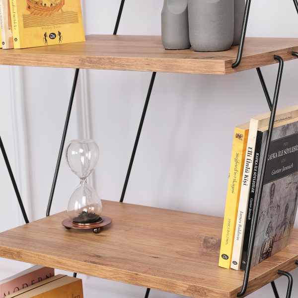 Ραφιέρα Δαπέδου 6 Θέσεων (46x30x165) A-G Balaban 854KLN4317 Pine