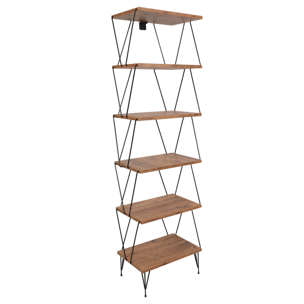 Ραφιέρα Δαπέδου 6 Θέσεων (46x30x165) A-G Balaban 854KLN4317 Pine