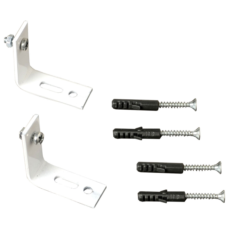 Στηρίγματα Σιδηροδρόμου Τοίχου (Σετ 2τμχ) Grace 660820